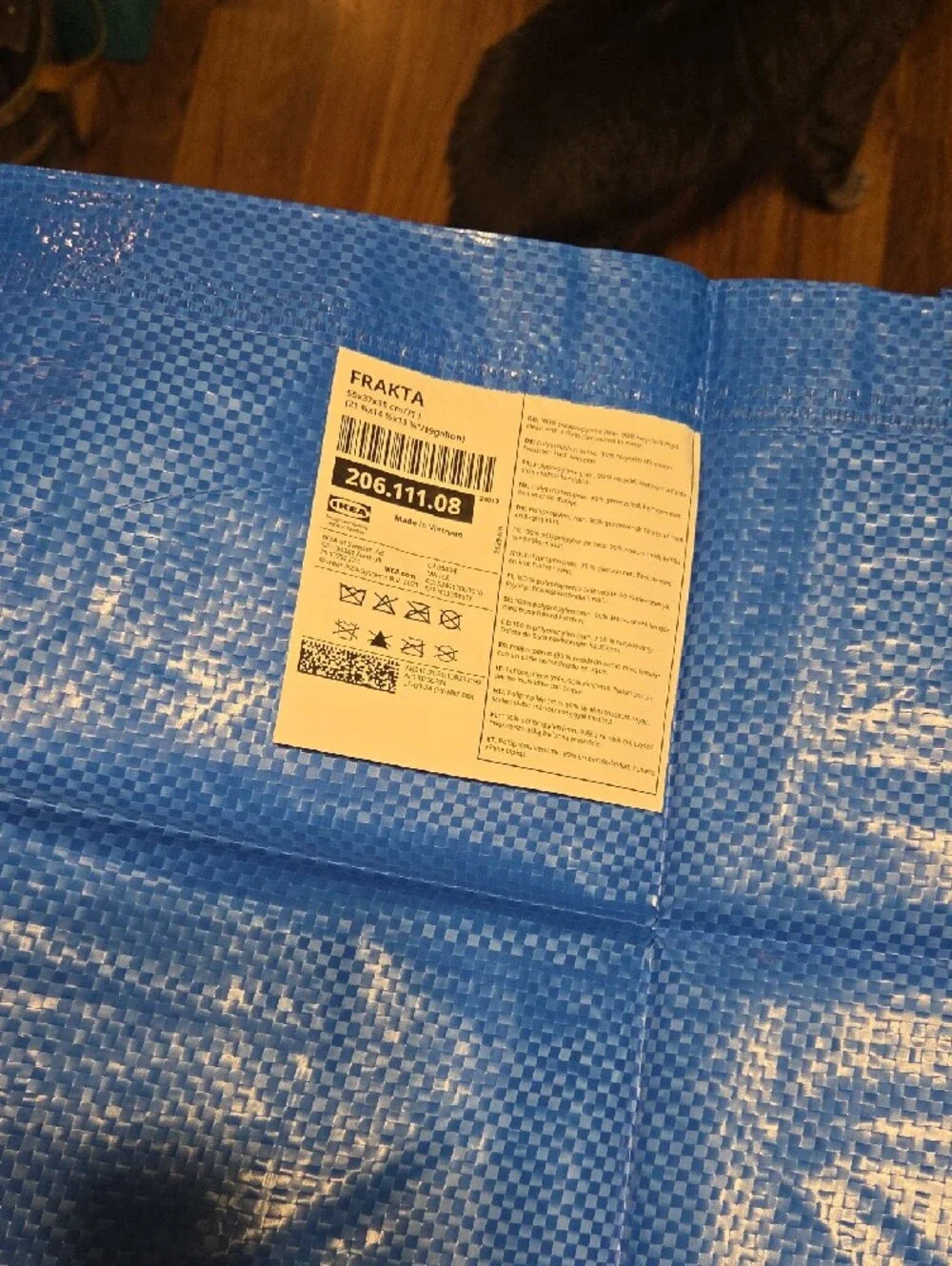 Set Of 2 Large 19 Gallon IKEA Frakta Bags